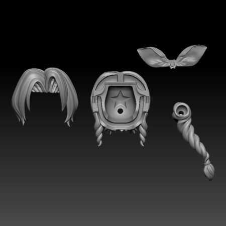 Aerith Nendoroid Hair